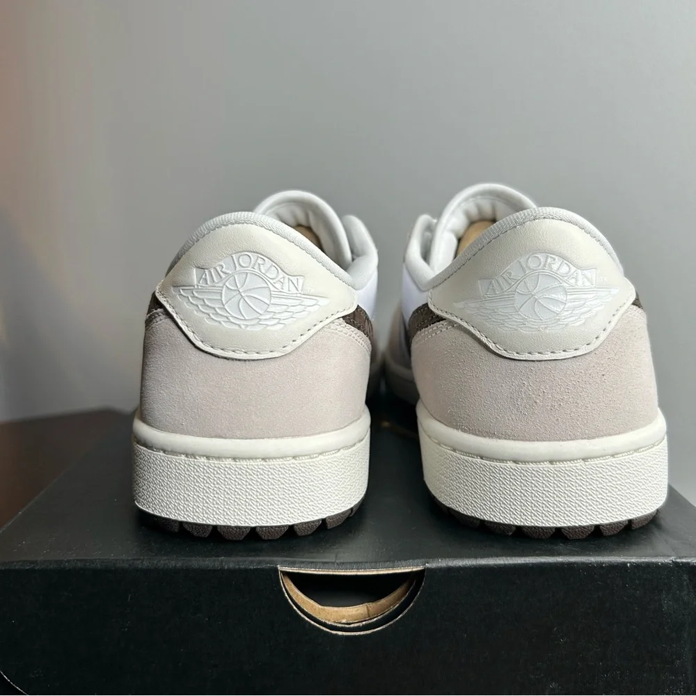 Jordan 1 Retro Low Golf Light Orewood Elephant (8.5M/10W) - Picture 8 of 12